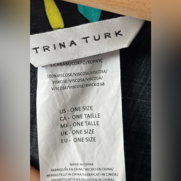 Trina Turk Kimono Tassel Beach Cover Up - Picture 6 of 9